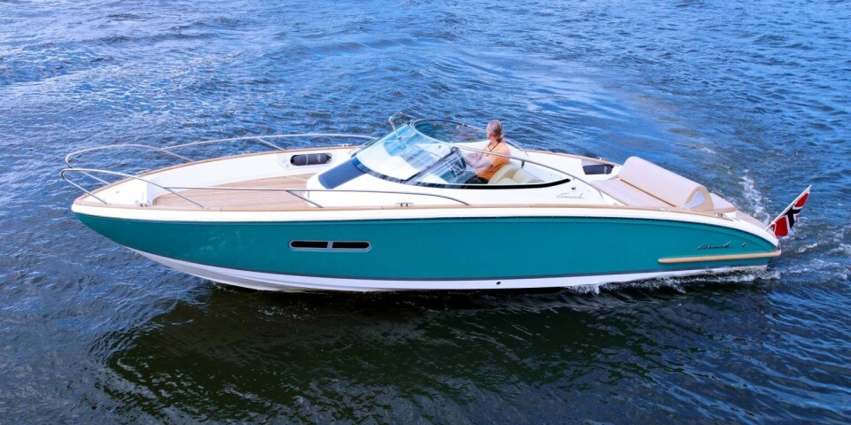 INNENBORDS: Cormate T28 er en ny weekendcruiser med innenbordsmotor signert Egil Ranvig INNENBORDS: Cormate T28 er en ny weekendcruiser med innenbordsmotor signert Egil Ranvig