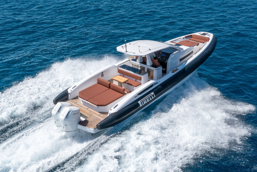 RIB I STJERNEKLASSE: TecnoRib Pirelli 50. RIB I STJERNEKLASSE: TecnoRib Pirelli 50.