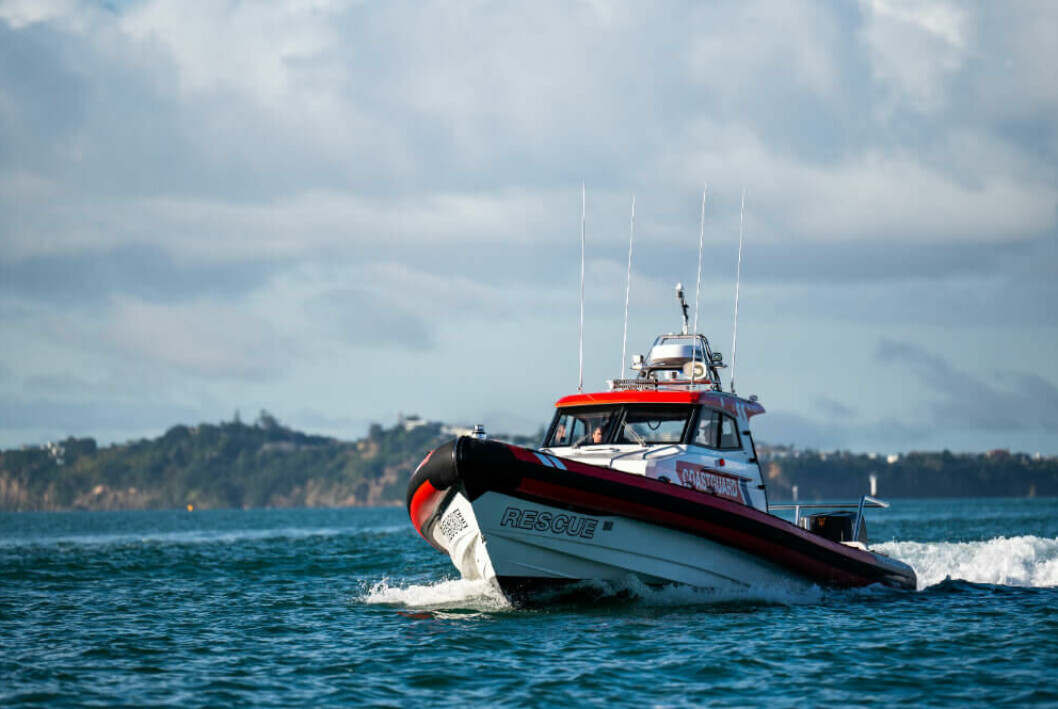 REDNINGSBÅT: Den nye båten er en Rayglass Protector, bygget på New Zealand.
