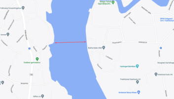 OVER GLOMMA: Forbindelsen mellom Brekkhus og Vaterland over Glomma i Fredrikstad skal testes ut med den nye el-fergen Hyke. OVER GLOMMA: Forbindelsen mellom Brekkhus og Vaterland over Glomma i Fredrikstad skal testes ut med den nye el-fergen Hyke.