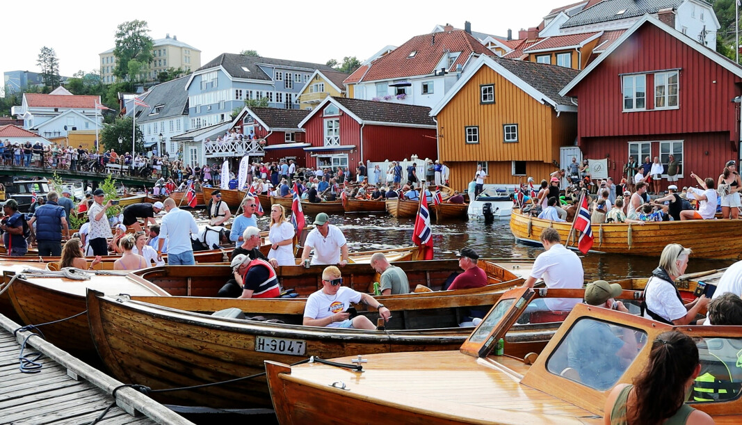 Trekogger skaper folkefest i Kragerø