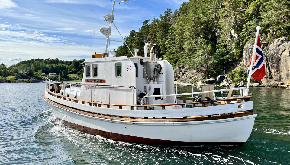 SISTE I TRE: RS 57 «Oslokjøpmannen» markerer et viktig skille i Redningsselskapets historie. Båten er den siste som ble bygget i tre.