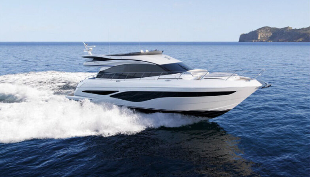 NY GENERASJON: Princess F65 ble lansert under Southampton Boat Show, og er flaggskipet i en ny generasjon flybridgebåter med aner tilbake til 1970-tallet. NY GENERASJON: Princess F65 ble lansert under Southampton Boat Show, og er flaggskipet i en ny generasjon flybridgebåter med aner tilbake til 1970-tallet.