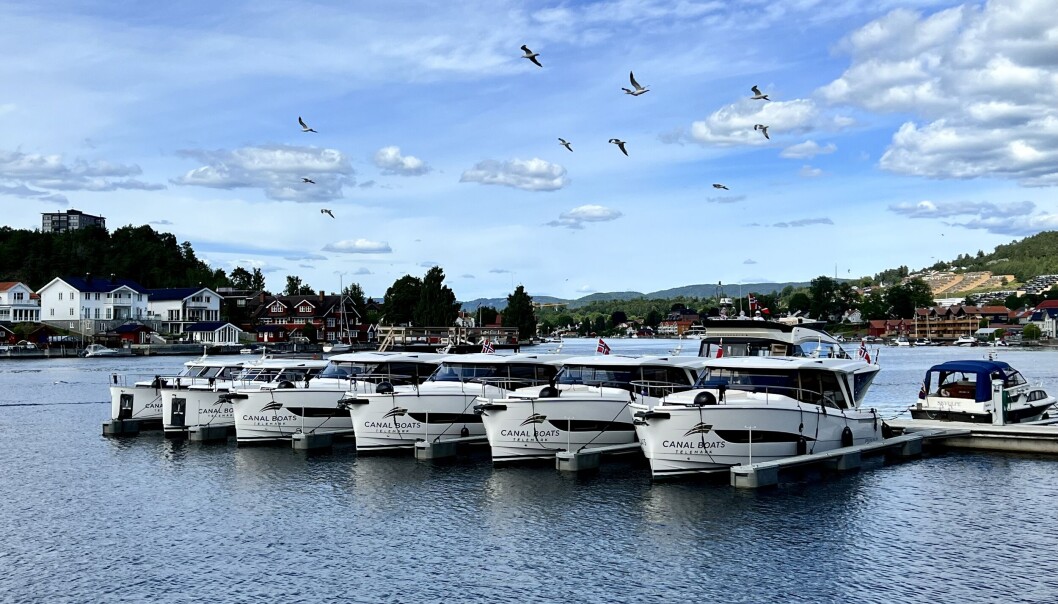 LITE TRAFIKK: Ifølge Canal Boats AS har sesongen vært veldig dårlig, og båtene har i stor utstrekning ligget til kai i Porsgrunn, som her fredag 8. juli i år. LITE TRAFIKK: Ifølge Canal Boats AS har sesongen vært veldig dårlig, og båtene har i stor utstrekning ligget til kai i Porsgrunn, som her fredag 8. juli i år.