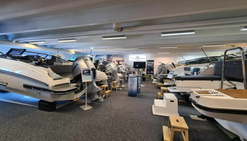 FLERE BÅTMERKER: Flyt Marine har vært forhandlere av XO Boats, Coaster, Oceanmaster og Northmaster. Foto: Flyt Marine.