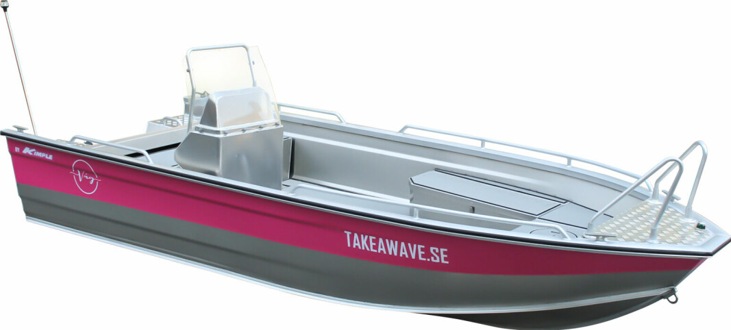 INTERESSANT: VÅG E480 blir en enkel, men gjennomtenkt bruksbåt. Modellen er i første rekke bygget med tanke på båtutleie, men skal også selges til privatkunder i Sverige.