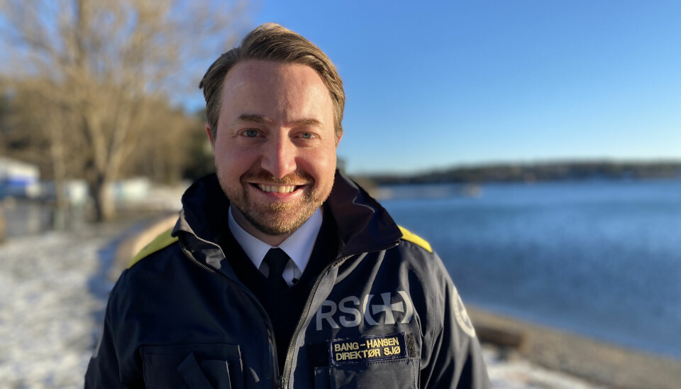 22 LIV REDDET: Tobias Bang-Hansen, direktør sjø i Redningsselskapet sier 22 bli på sjøen ble reddet i 2022.