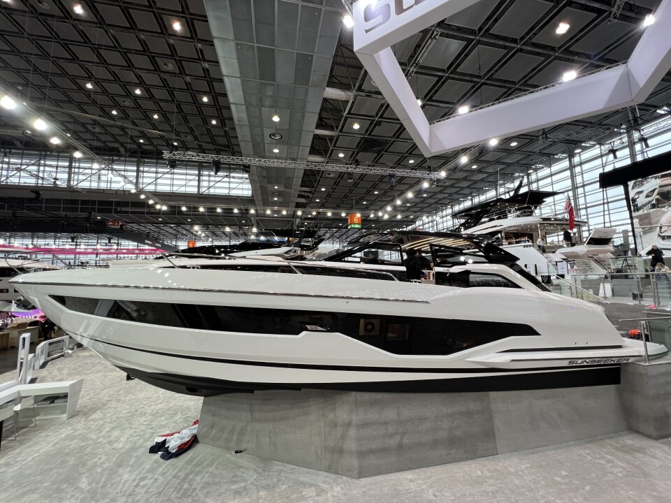 Sunseeker Superhawk 55 har verdenspremeiere på Boot 2023