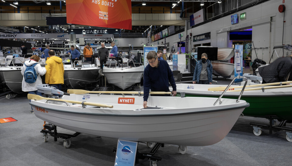 TRADISJON: Det finske markedet for småbåter er stort, og Terhi 390 fikk prisen Boat of the Show i kategorien for åpne båter.