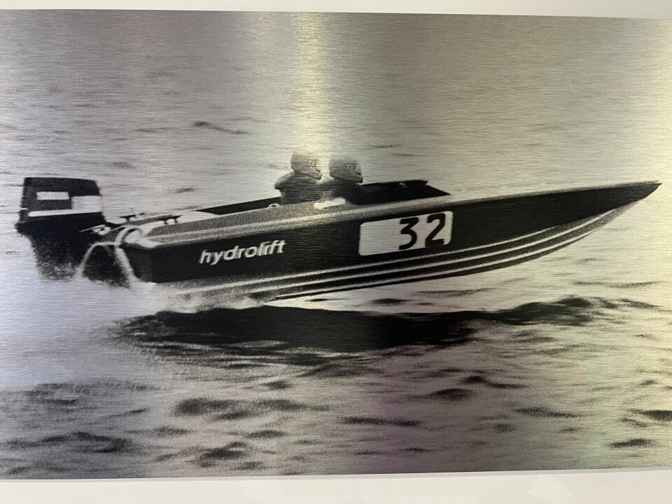 RACER: På 80-tallet herjet Ranvig på racebanen med sine Hydrolift-båter.