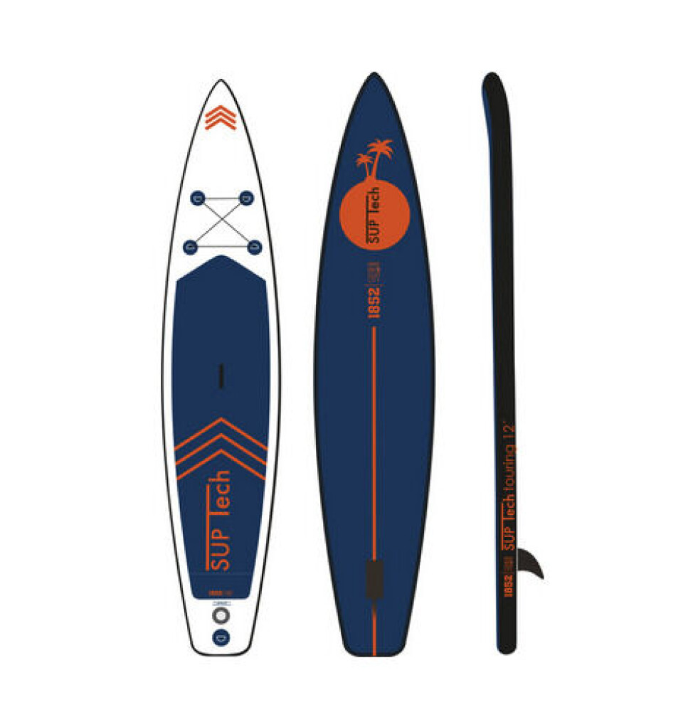 SUP Tech 365 er touring-brett med god fart og stabilitet. SUP Tech 365 er touring-brett med god fart og stabilitet.