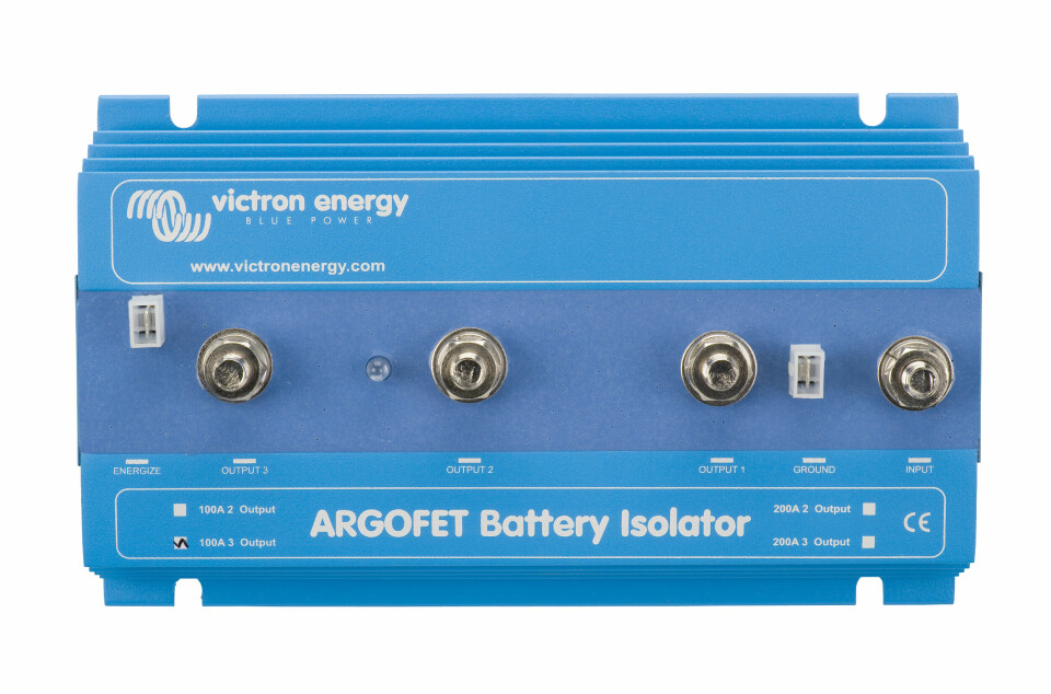 ALTERNATIV: En ArgoFET batteriisolator som får dynamoen til å «gire ned» kan være et alternativ til DC-DC-lader, ifølge Gylling Teknikk AS.