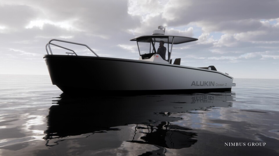 NY NIMBUS: Konseptbåten bygges i aluminium med skrogteknologi fra Pascal Technologies.