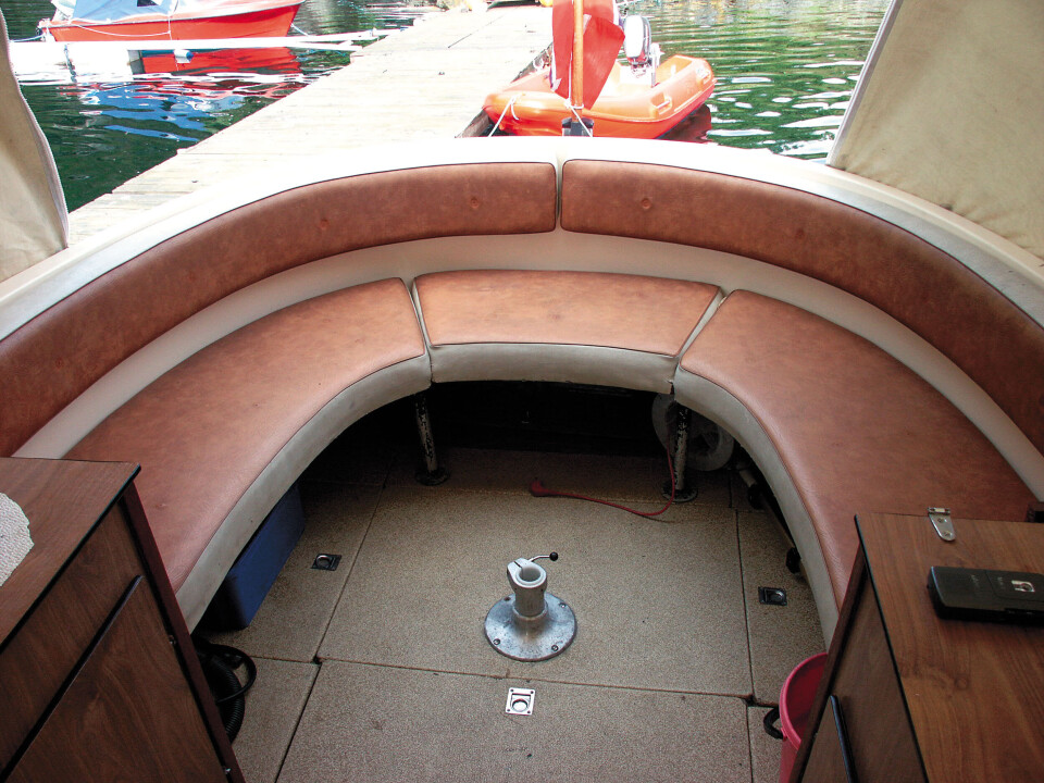 Uteplassens puter har holdt seg rimelig bra.