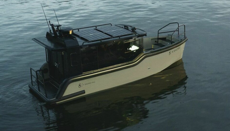 X SHORE PRO er en helelektrisk båt, beregnet på det profesjonelle markedet. Foto: Produsent.