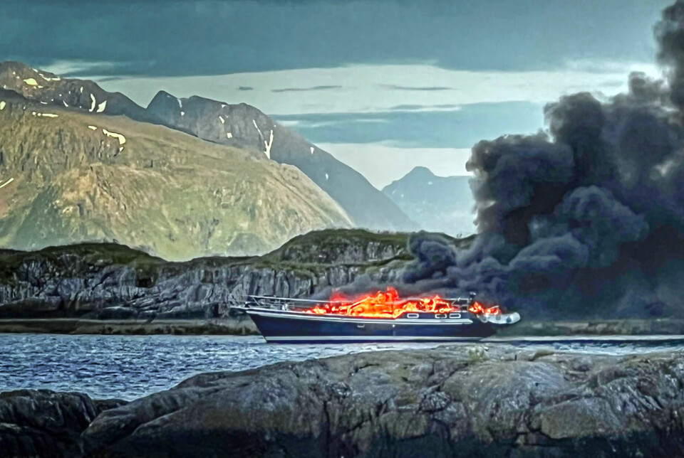 MARERITTET: Båteier Pål Blix-Johansen sier han er sjokkert over hvor raskt båten ble overtent.
FOTO: Privat