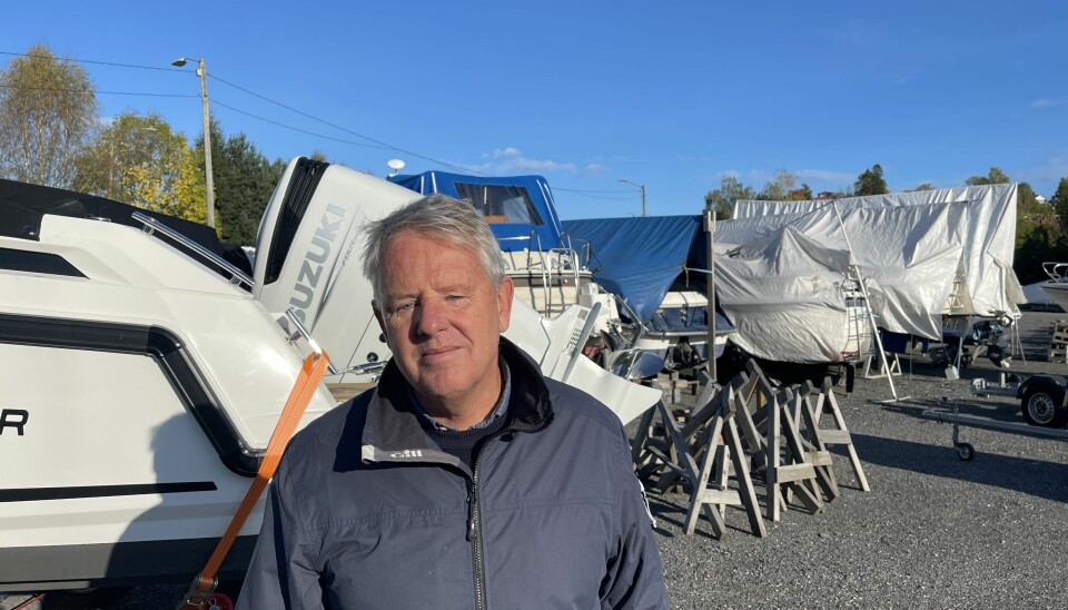 INGEN MENNESKERETT: Det er ingen menneskerett å ha båtopplagsplasser tre meter unna kaikanten, sier Knut Halvor Haneborg.