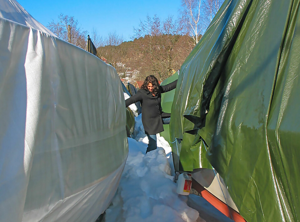 Vinteren kan være en utfordring for både båt og båteier. Foto: Nils Martin Brandvik.