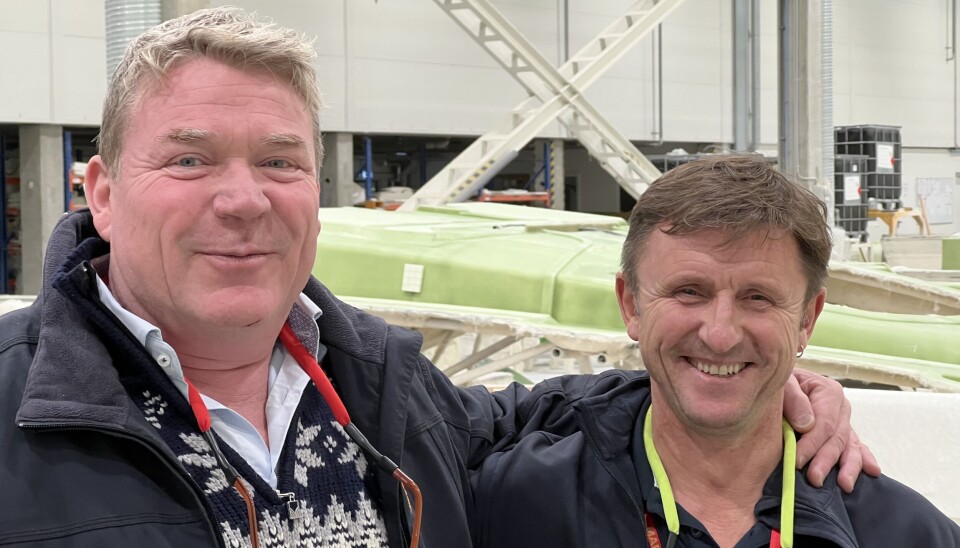 SELGER I USA: CEO direktør Espen Aalrud og daglig leder Saulius Pjarskas opprettholder produksjonen og satser videre i USA. MAREX-LEDELSEN: Administrerende direktør Espen Aalrud og daglig leder Saulius Pjarskas er nøkkelpersonene bak Marex-suksessen.