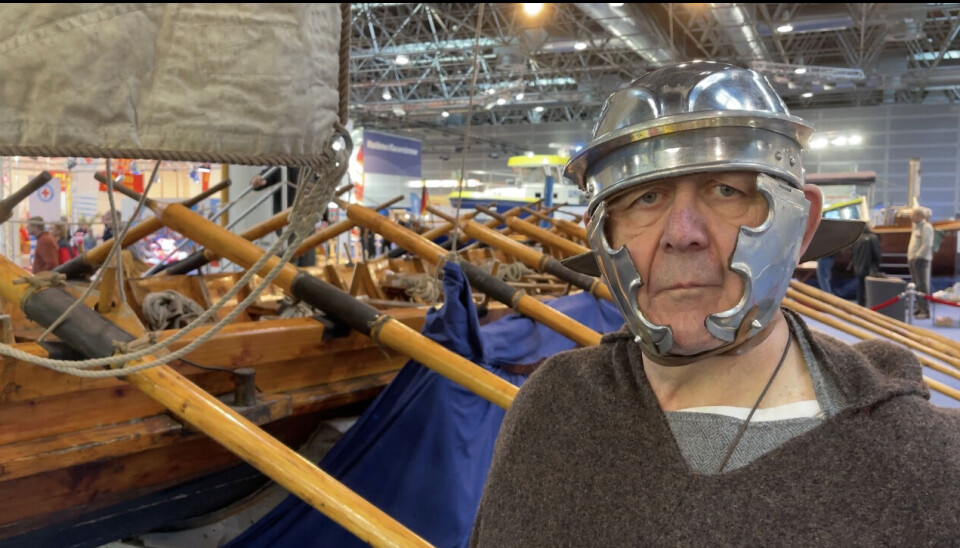 ROMER PÅ BOOT: Wisnno Rogge forteller om den romerske galleien på Boot.v