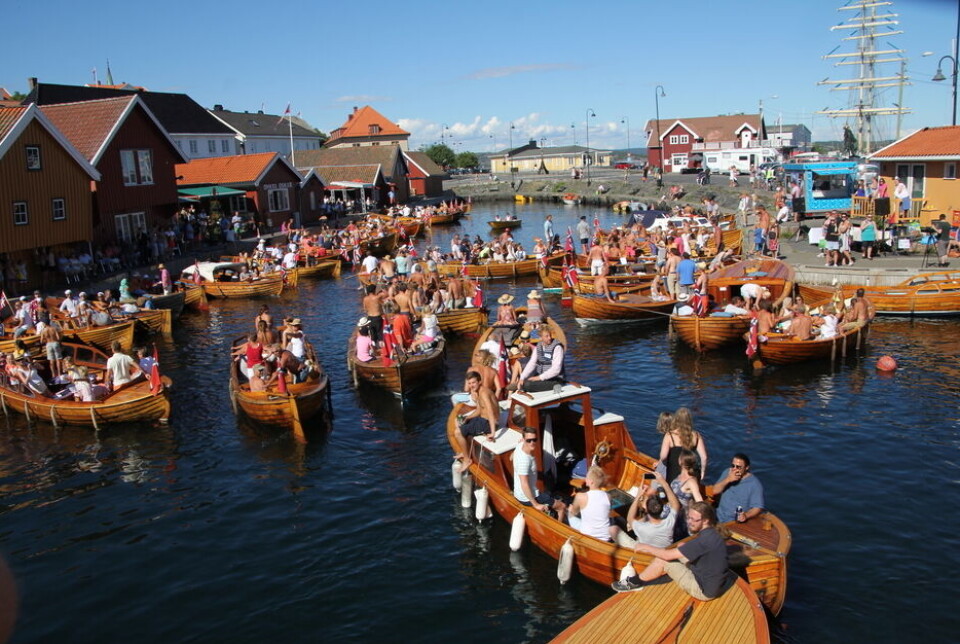 Koggregattaen i Kragerø. Koggregattaen i Kragerø.