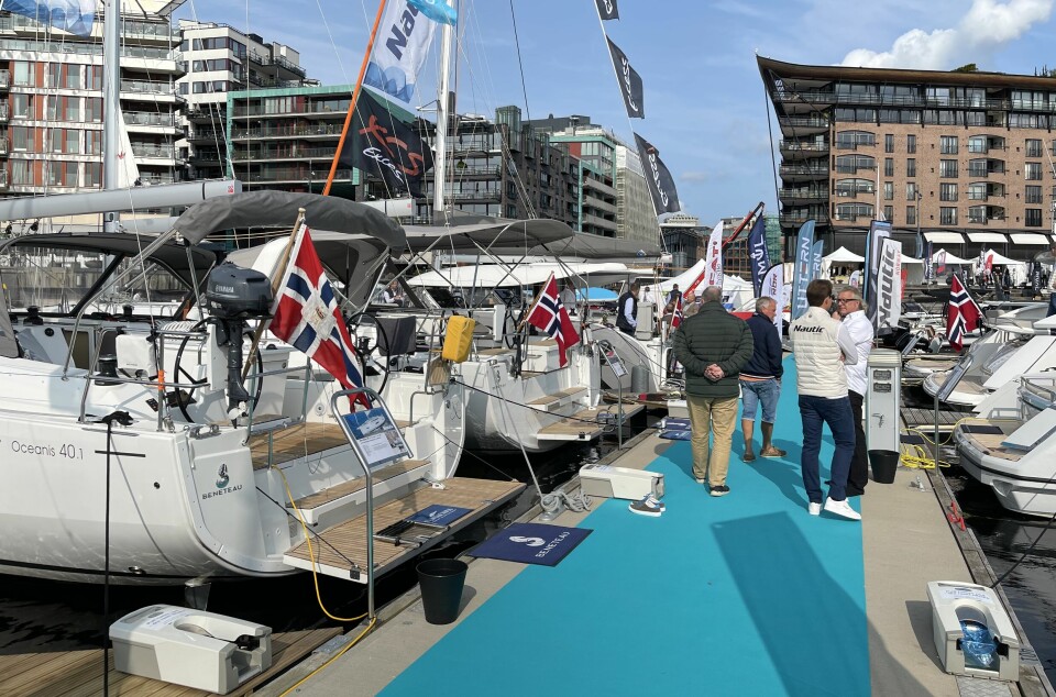 Båter i Sjøen i Oslo.