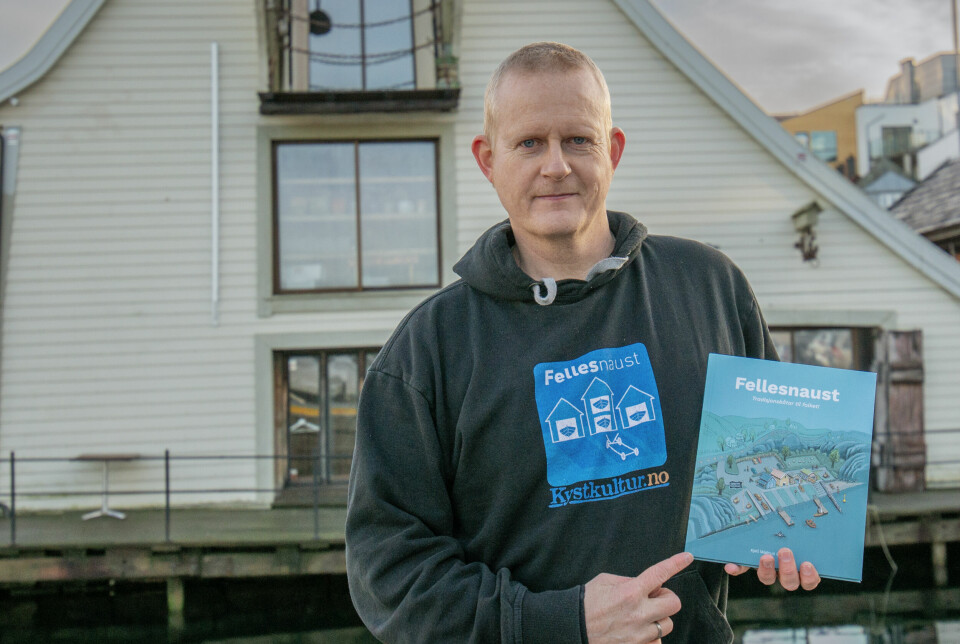 LANSERING: 5. mars lanser Kjell Magnus Økland boka Fellesnaust - Tradisjonsbøker til folket på Nøstet i Bergen.