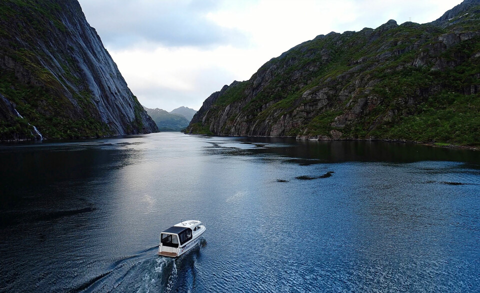 MEKTIG: 
Å oppleve Lofoten og Trollfjorden med egen båt er en mektig opplevelse.