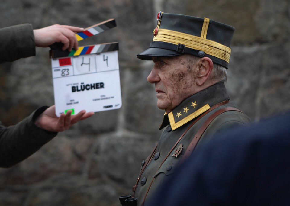 BJØRN SUNDQUIST: spiller oberst Birger Erichsen i den nye storfilmen 'Blücher'.