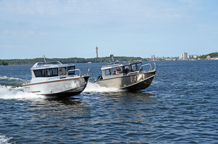 Alukin C650 og Ockelbo B21 Cab: Stille og elegante aluminiumsbåter