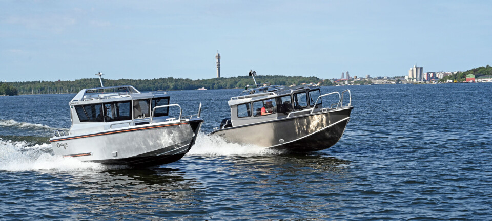 Alukin C650 og Ockelbo B21 Cab: Stille og elegante aluminiumsbåter