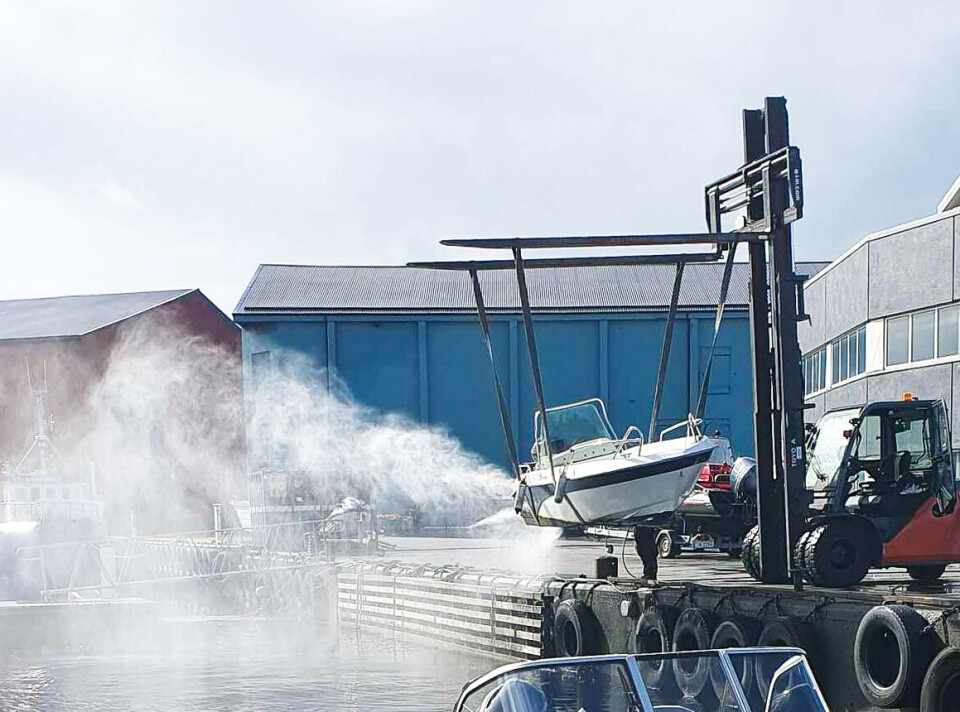 Havnespy kan feste seg til båten