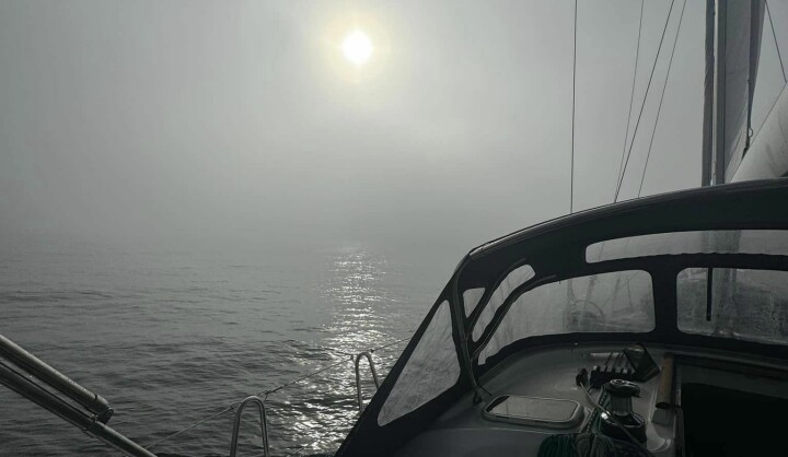 Møtte tåka rundt Lindesnes