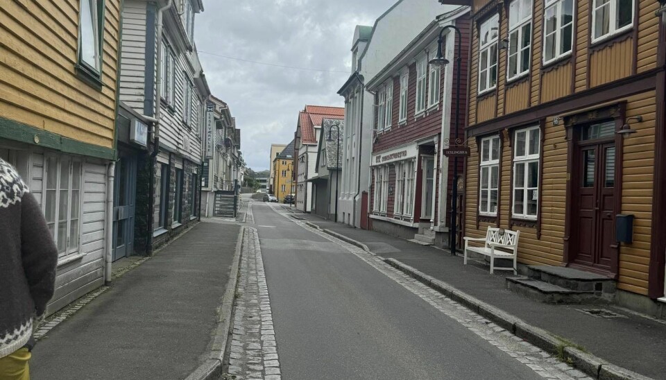 FOLKETOMME gater i Egersund. FOLKETOMME gater i Egersund.