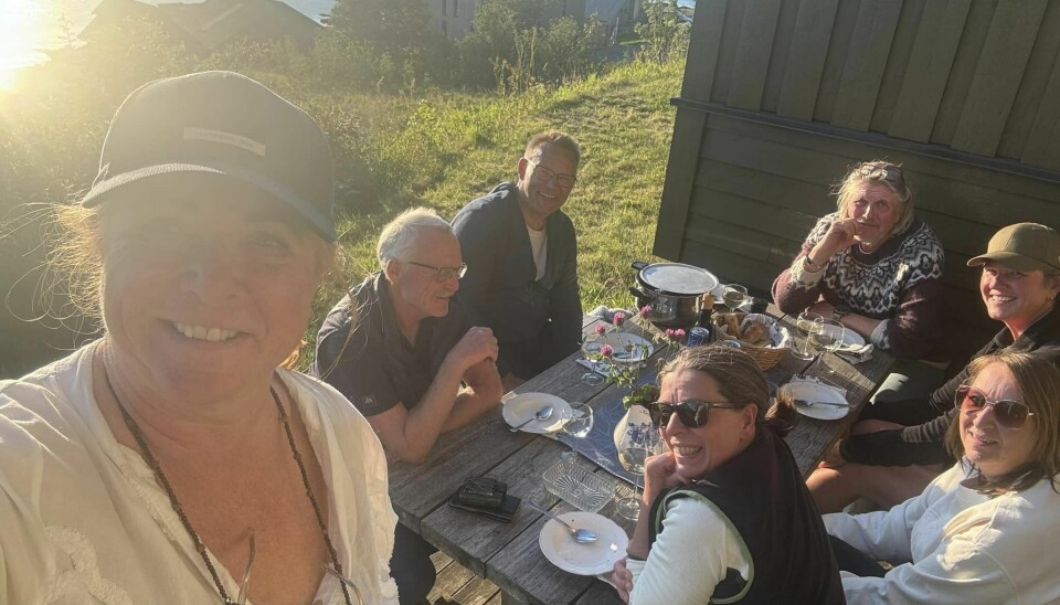 GODE VENNER inviterte på nydelig fiskesuppe. GODE VENNER inviterte på nydelig fiskesuppe.