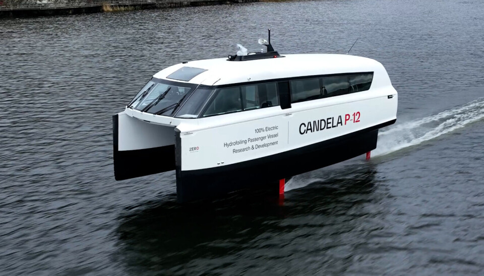 TESTKJØRING: Candela P-12 settes i trafikk i Stockholm denne høsten.