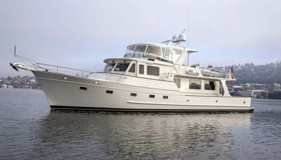 Fleming 65 er dronningen blant trawlere, og blir å se på Båter i sjøen 2024. Fleming 65 er dronningen blant trawlere, og blir å se på Båter i sjøen 2024.