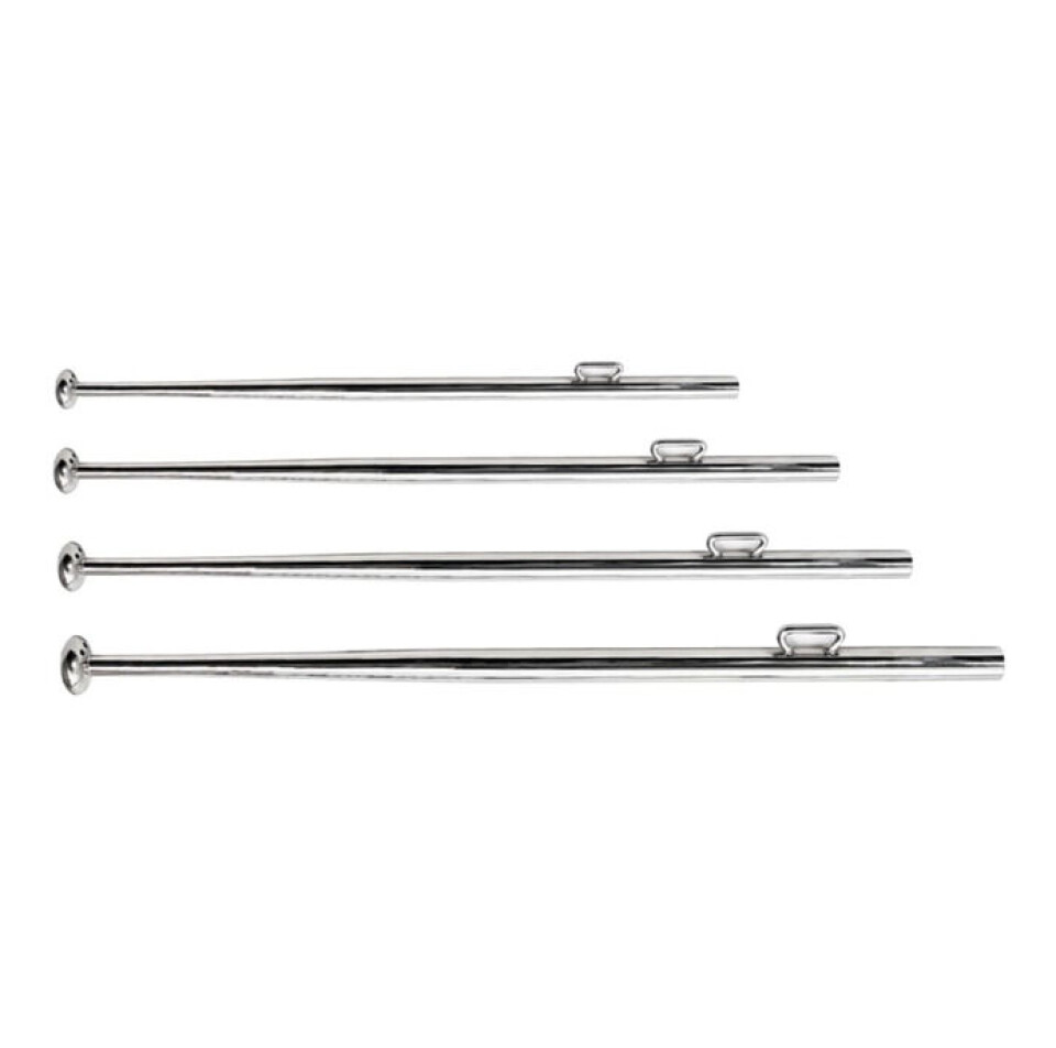 Flaggstang i syrefast stål