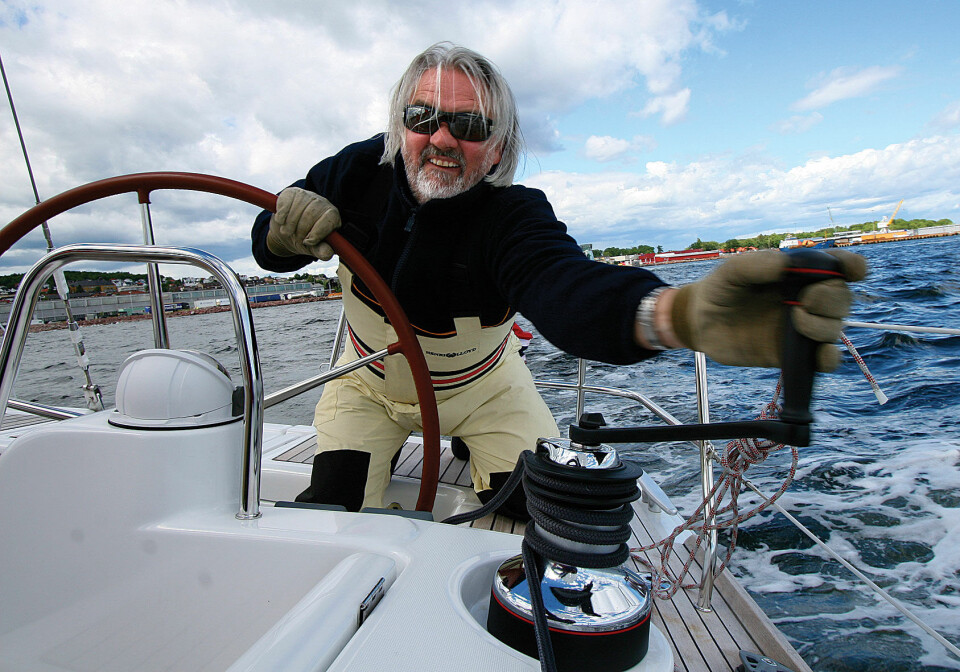 TRENING: Det ble lite tid til å slappe av for Frode Pedersen.