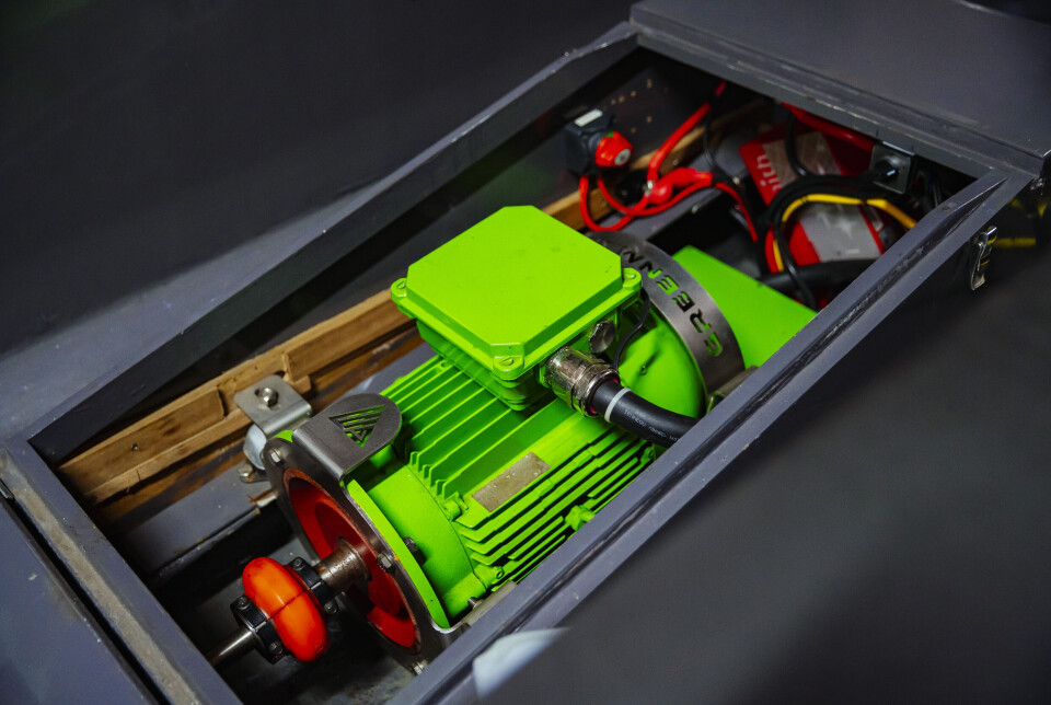 INNENBORDS: Green Marine Motors leverer innebords elmotorer som blant annet kan være egnet til repowering av snekker, som du kan lese mer om i relaterte artikler. INNENBORDS: Green Marine Motors leverer innebords elmotorer som blant annet kan være egnet til repowering av snekker, som du kan lese mer om i relaterte artikler.