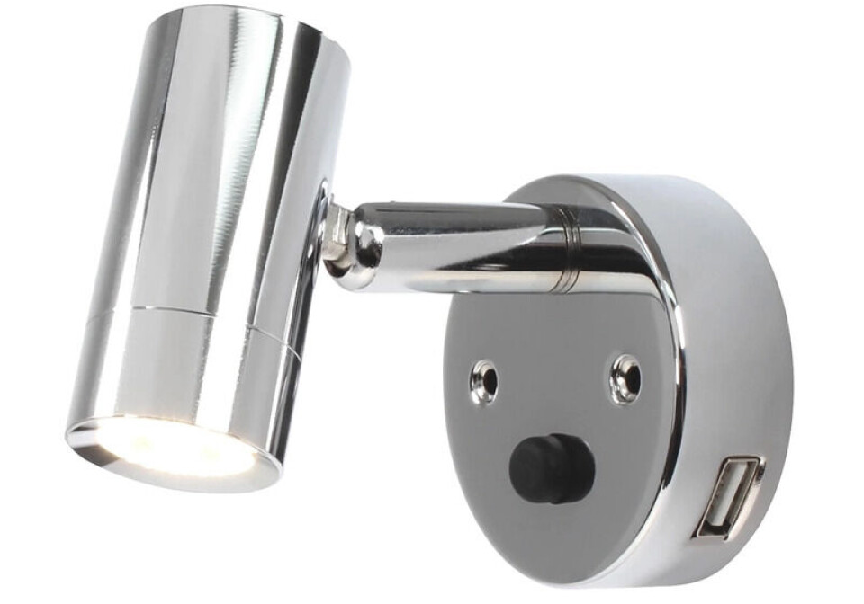Gavetips til båtfolk: Rimelig LED-lampett med USB-uttak