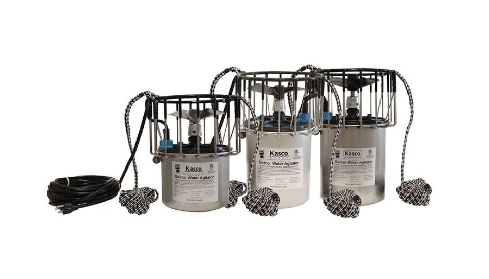 Kasco ispropeller kommer i flere størrelser og kapasiteter.