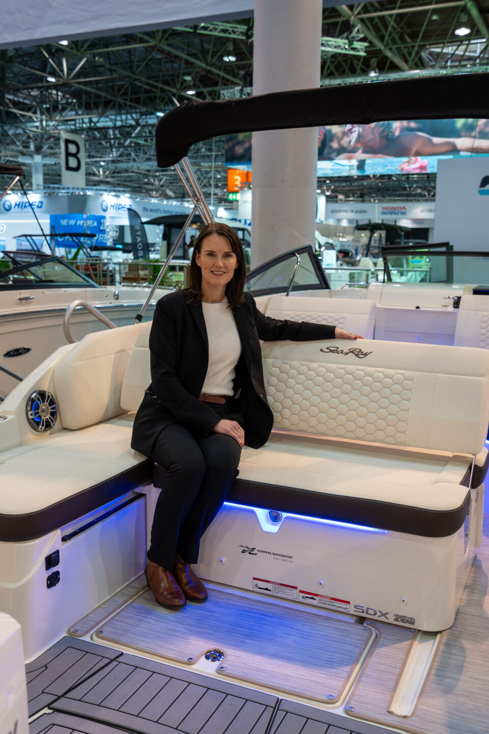 Brenna Preisser, som er president of Brunswick Boat Group, Brenna Preisser, som er president of Brunswick Boat Group,