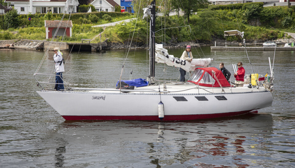 SORGENFRI: Det var den sagnomsuste ekspedisjonsbåten Hero 101 Sorgenfri som tok prisen for seilbåter.