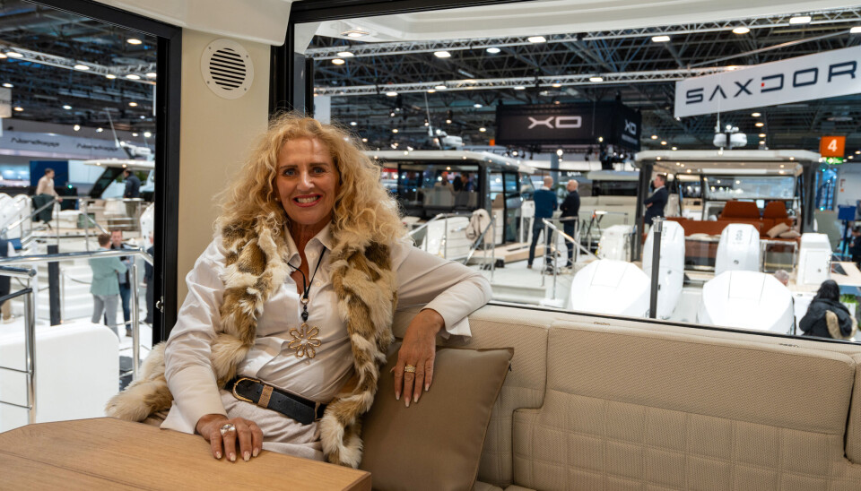 VEKST: Saxdor Yachts har rakettvekst, og CEO Erna Rusi mener at båtene må appellere til kvinnene.