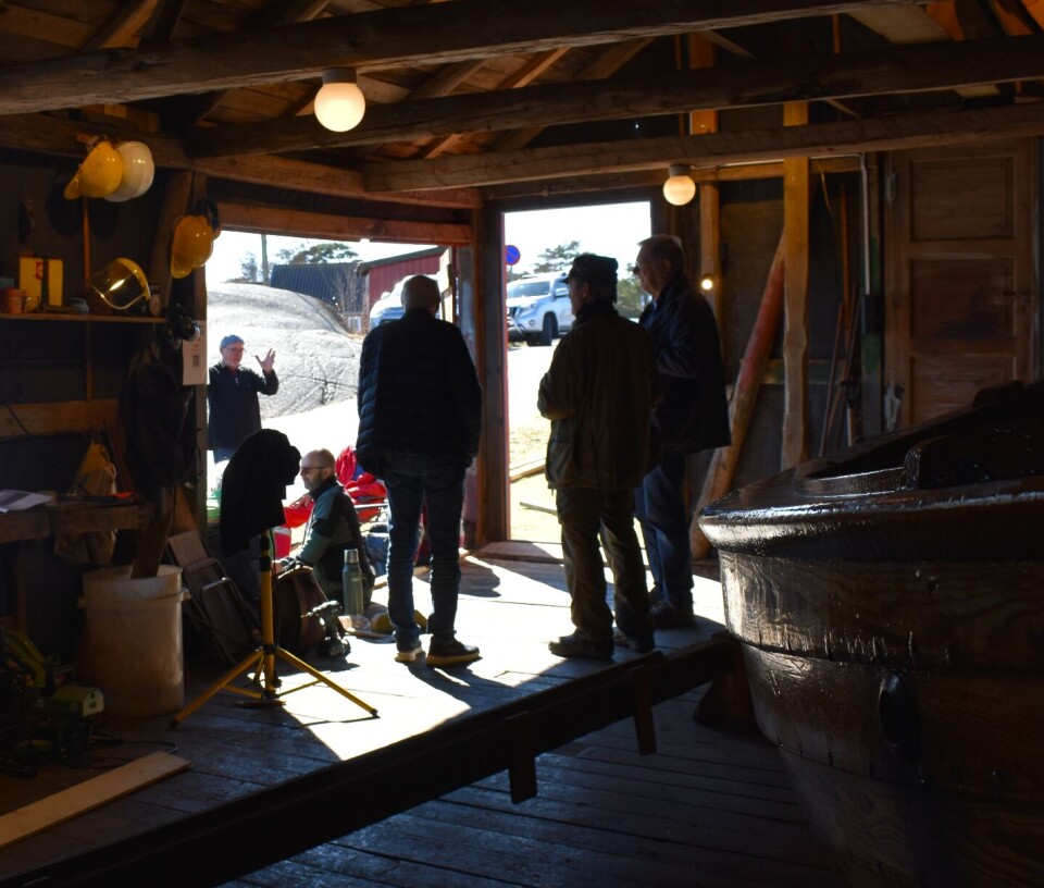 ØDEGAARDEN BÅTBYGGERI: En gjeng har de siste årene lagt inn en stor innsats i å restaurere et gammelt båtbyggeri i Larvik. ØDEGAARDEN BÅTBYGGERI: En gjeng har de siste årene lagt inn en stor innsats i å restaurere et gammelt båtbyggeri i Larvik.