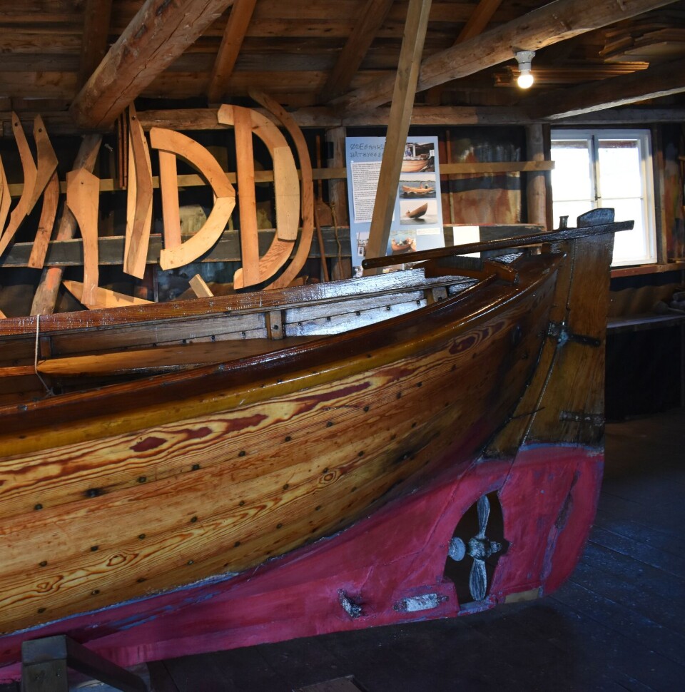 STOR PRODUKSJON: Her ble det bygd mange prammer og seilsjekter fra omkring 1930 til 1970. STOR PRODUKSJON: Her ble det bygd mange prammer og seilsjekter fra omkring 1930 til 1970.