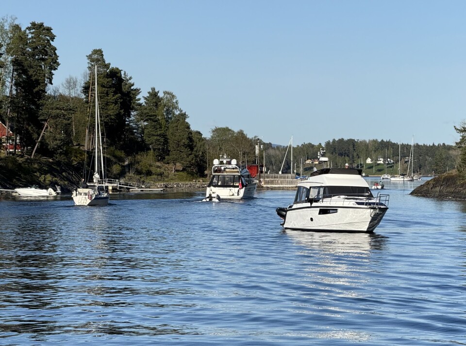 MIDDAGSBUKTA: Båtlivet har startet, men det er fremdeles godt med plass i Middagsbukta.