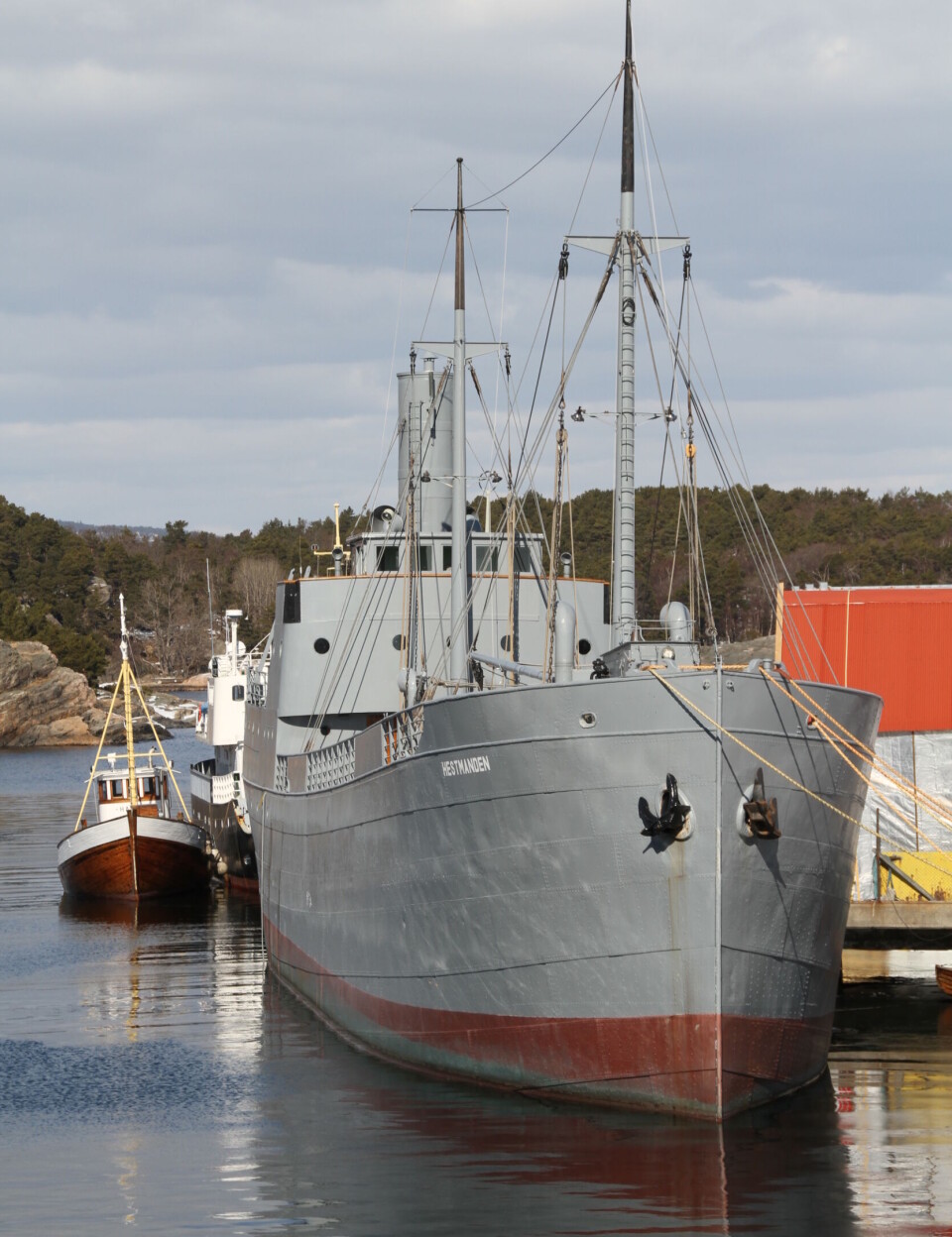 VETERAN: Dampskipet «Hestmanden» er det siste gjenværende fartøyet fra den Nortraship-kontrollerte handelsflåten.