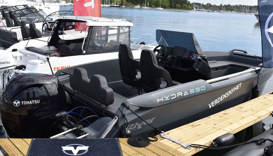 NYHET: Det finnes noen nye båter her som Hydra 530 fra River Boats.